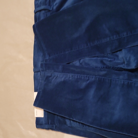 Loft Size 6 Turquoise Velour Pants - Picture 3 of 5